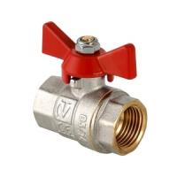 Кран шаровый полнопроходной VALTEC внутренняя-внутренняя, бабочка Кран шаровый полнопроходной VALTEC внутренняя-внутренняя, бабочка